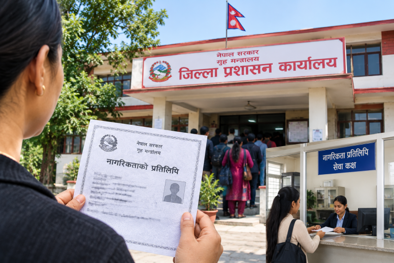 देशभरका जिल्ला प्रशासनबाट नागरिकताको प्रतिलिपि दिने व्यवस्था लागू, आफ्नै जिल्ला पुग्नुपर्ने बाध्यता हट्यो